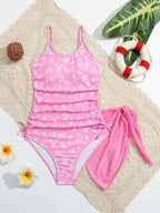 Traje de Baño Infantil Pink Blossom Set