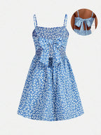 Vestido Juvenil Blue Meadow Charm