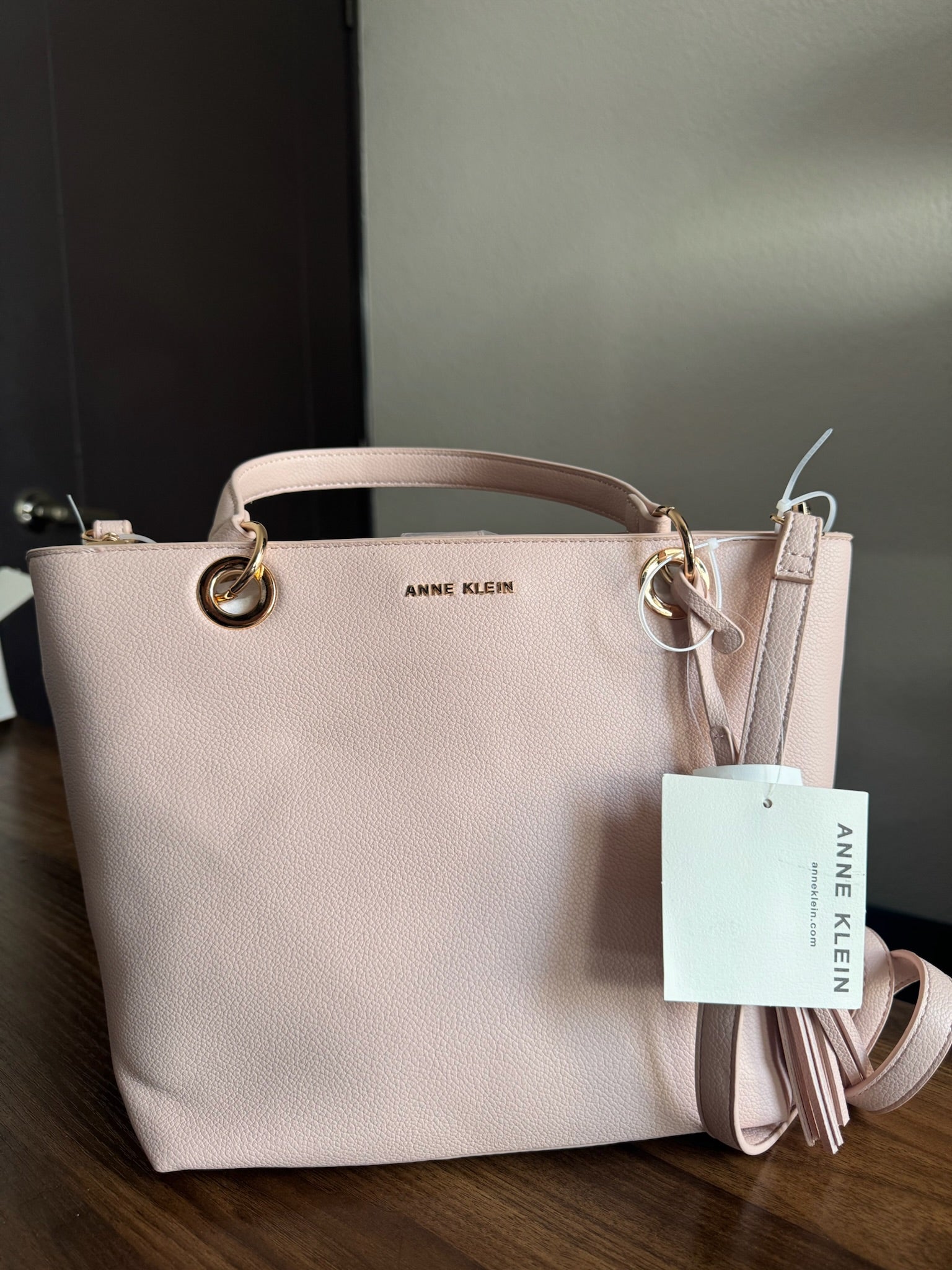Cartera Palo Rosa Anne Klein Soft Blush