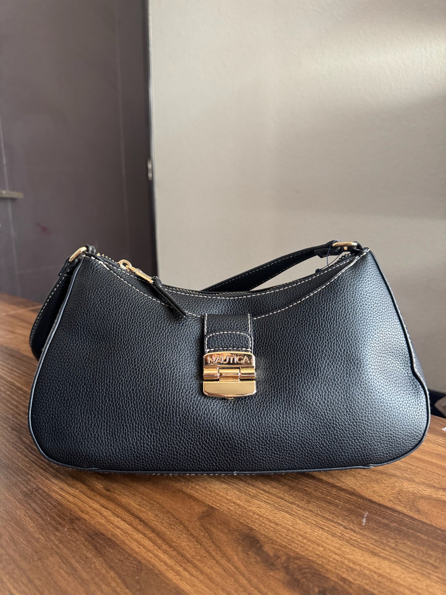 Bolsa de Mano Negra Náutica