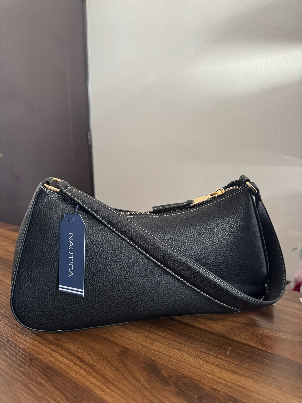 Bolsa de Mano Negra Náutica