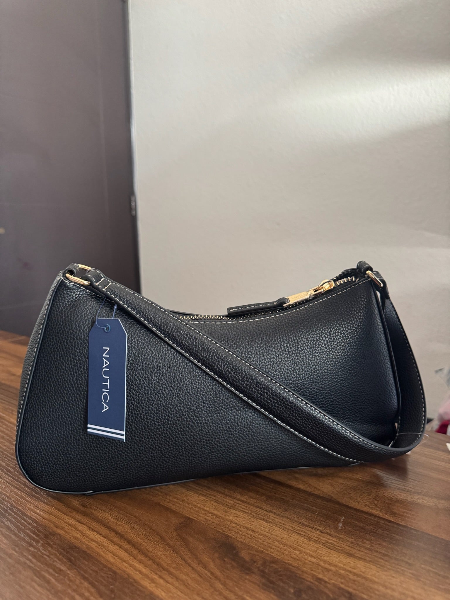 Bolsa de Mano Negra Náutica