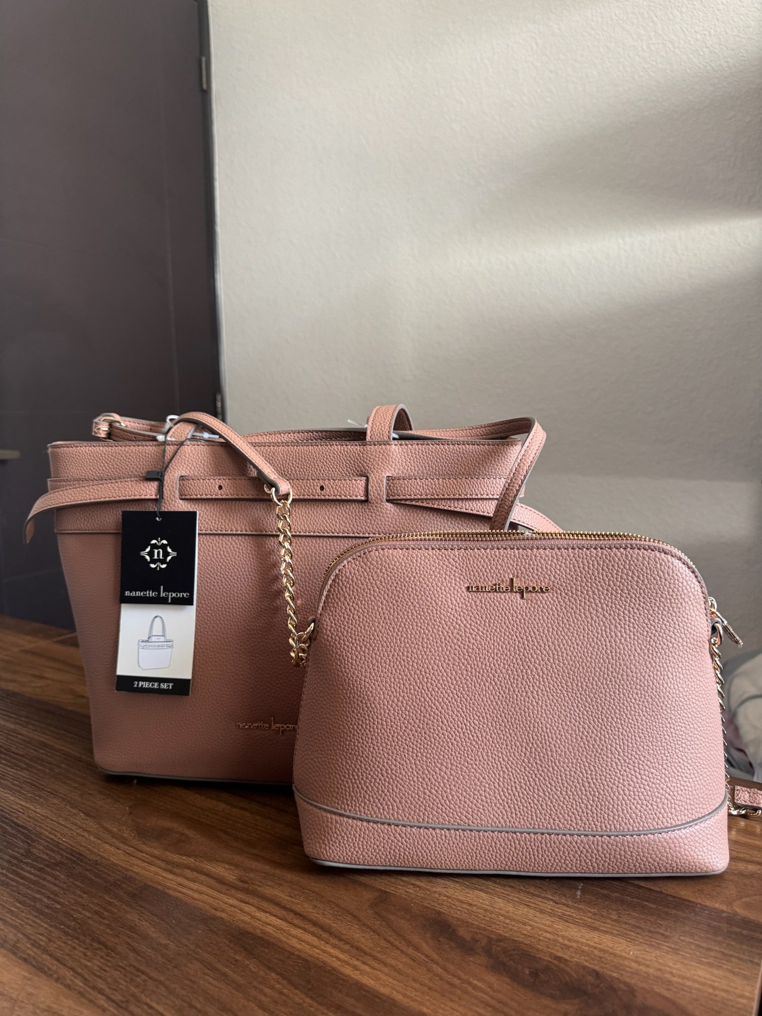 Set Terracota Soft Touch Nanette Lepore de 2 Piezas