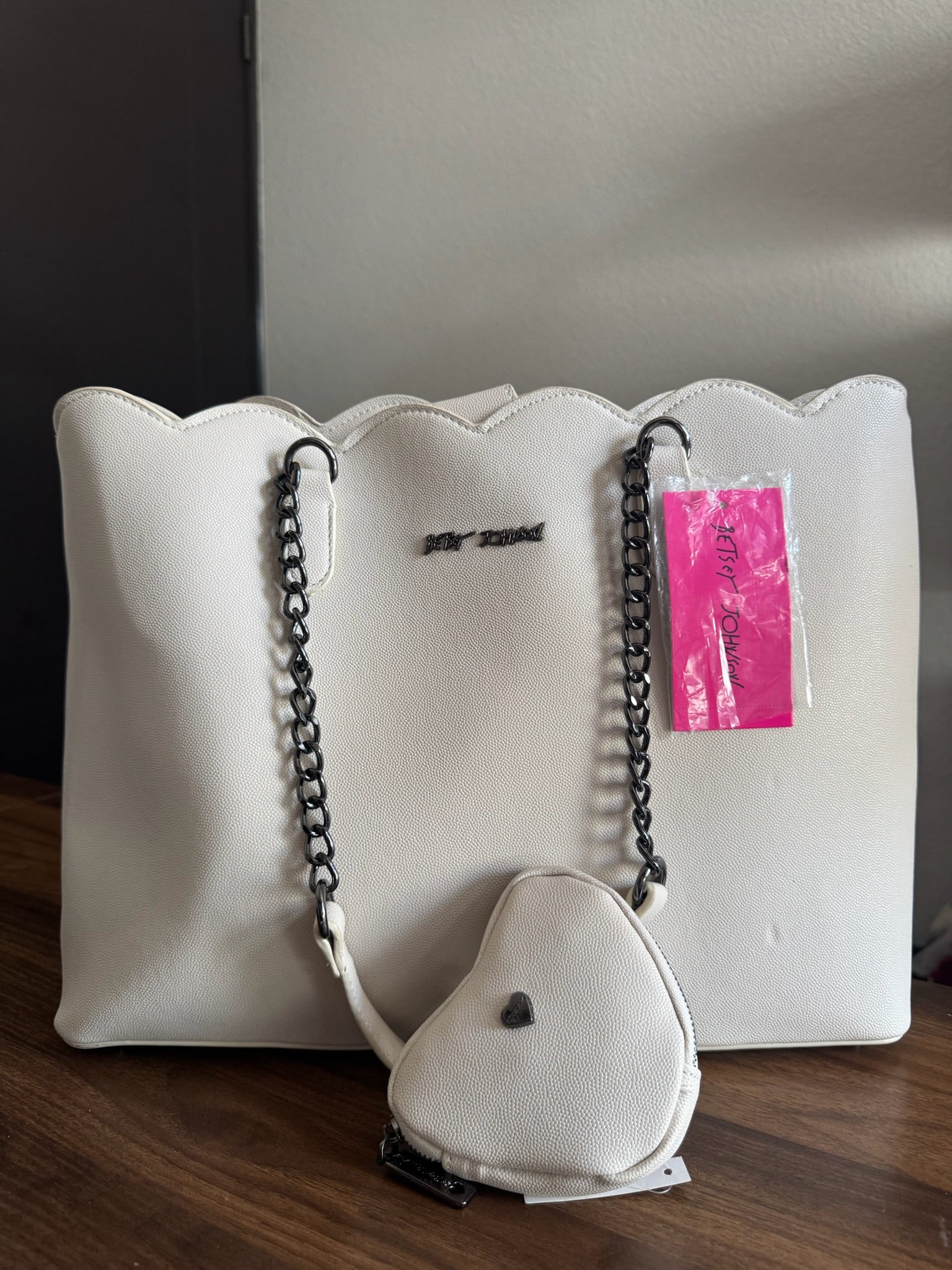 Bolsa Color Crema Betty Johnson