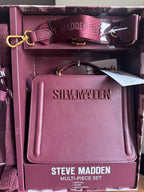 Bolsa Corinta Steve Madden con Bufanda y Llavero Original