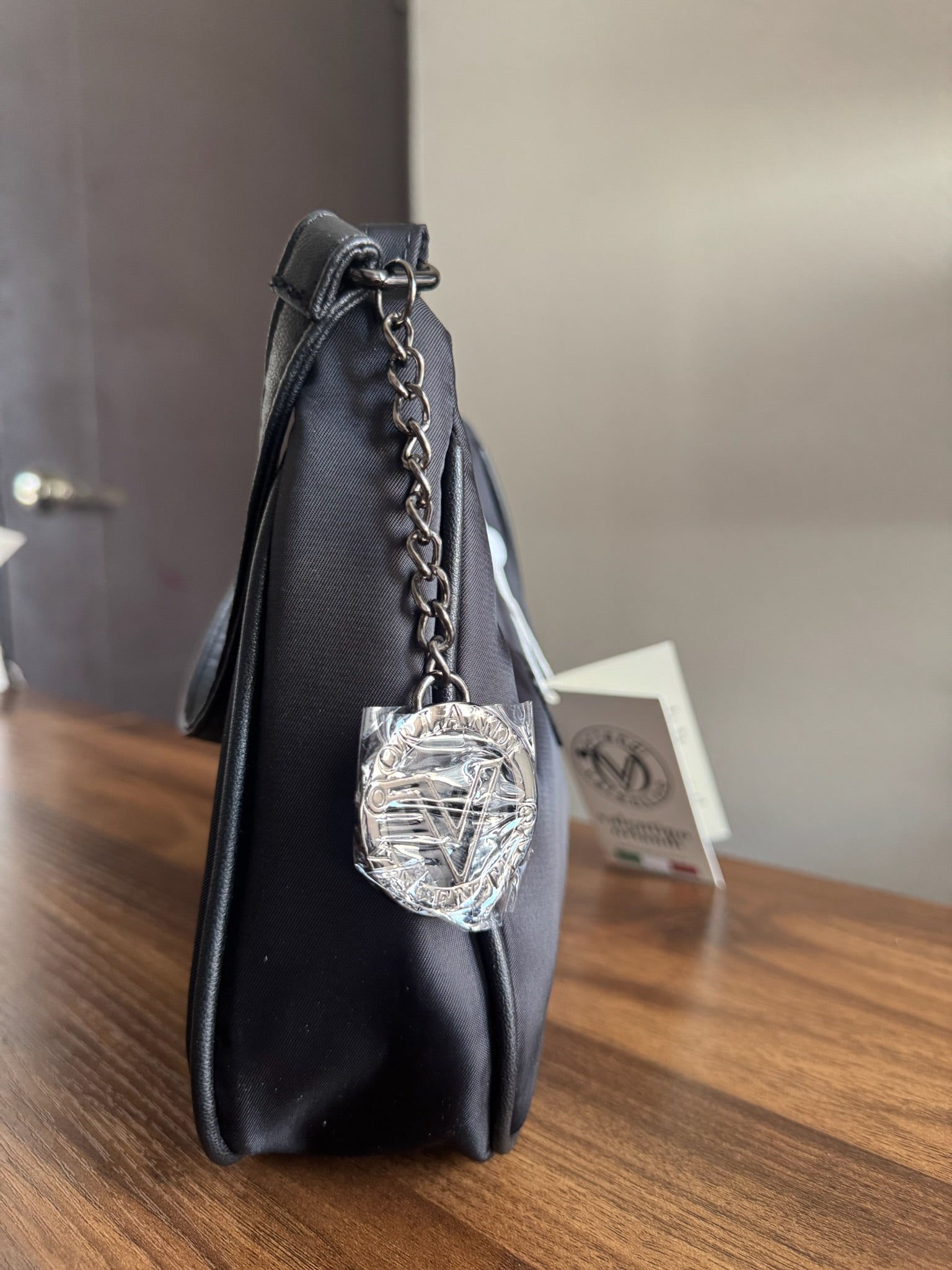 Cartera Negra Valentino Orlandi Milano Classic