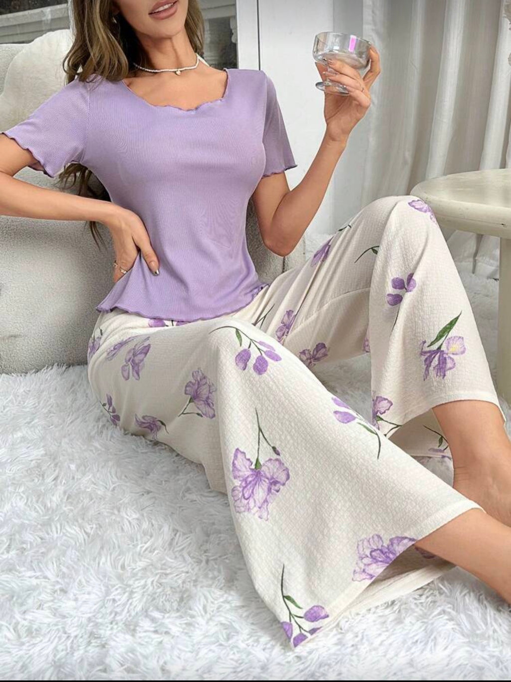 Pijama de Dama Lavender Bloom