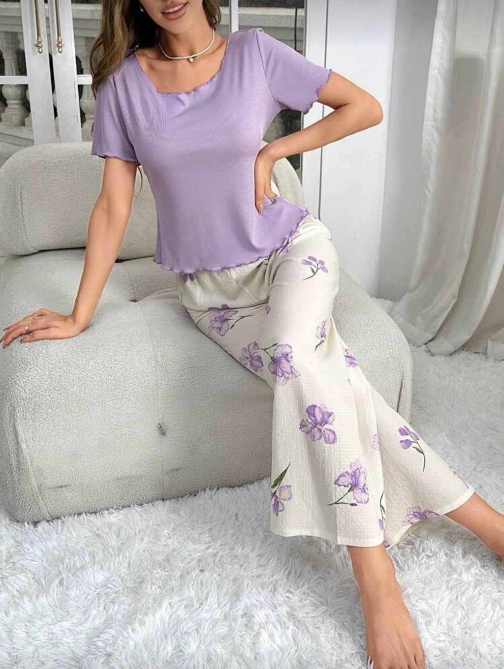 Pijama de Dama Lavender Bloom