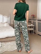 Pijama de Dama Verde Elegance