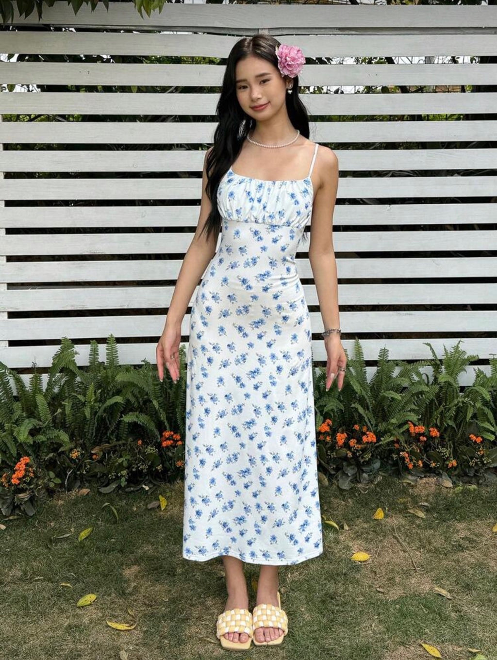 Vestido Juvenil Blue Blossom