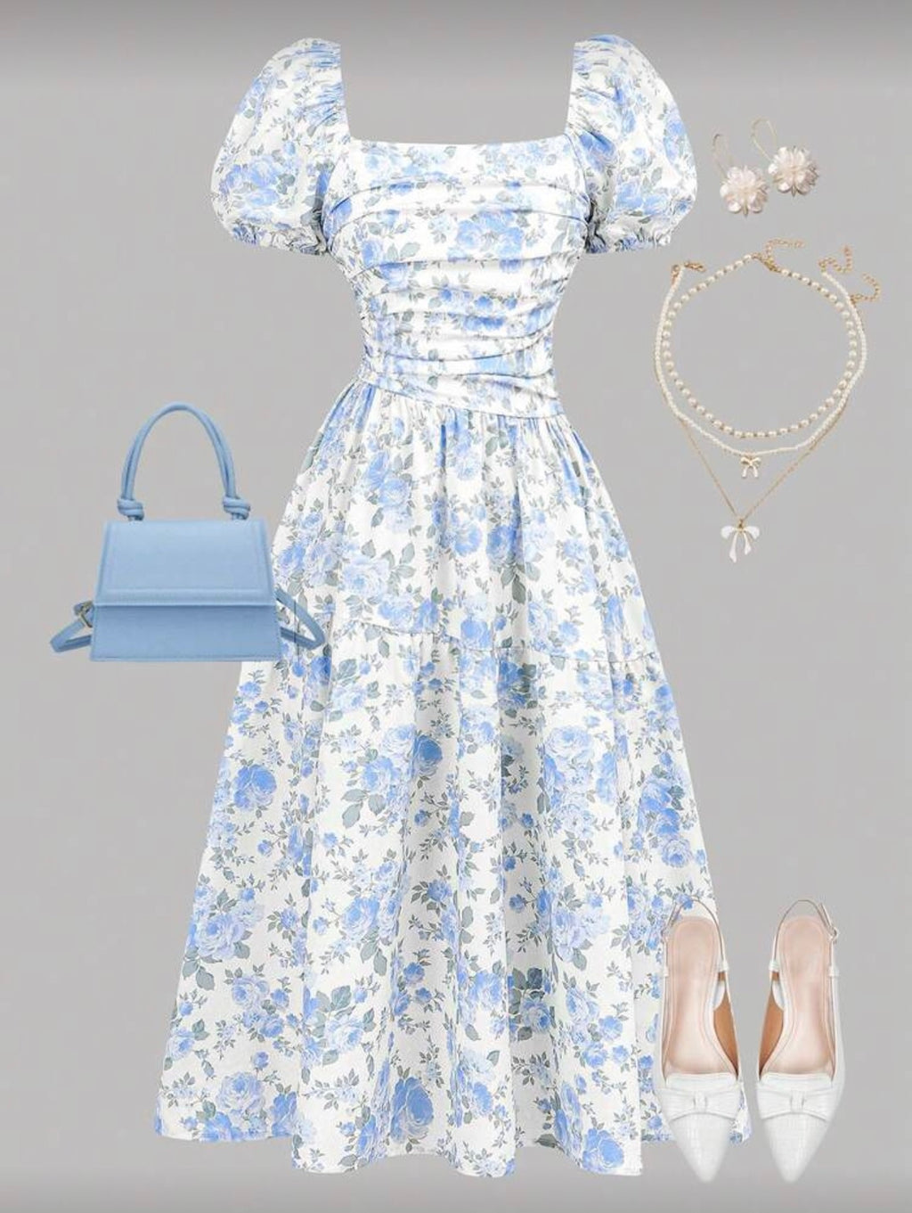 Vestido Juvenil Sky Garden