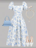 Vestido Juvenil Sky Garden