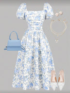 Vestido Juvenil Sky Garden