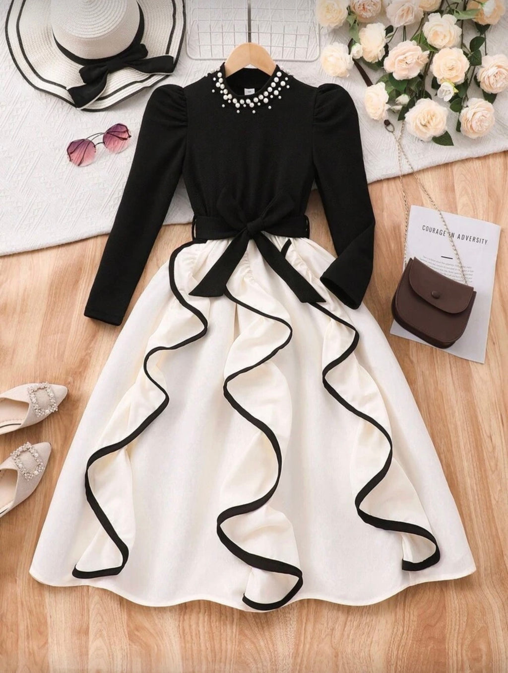 Vestido Infantil Little Pearl Elegance
