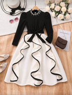 Vestido Infantil Little Pearl Elegance