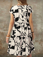 Vestido de Dama Classic Contrast