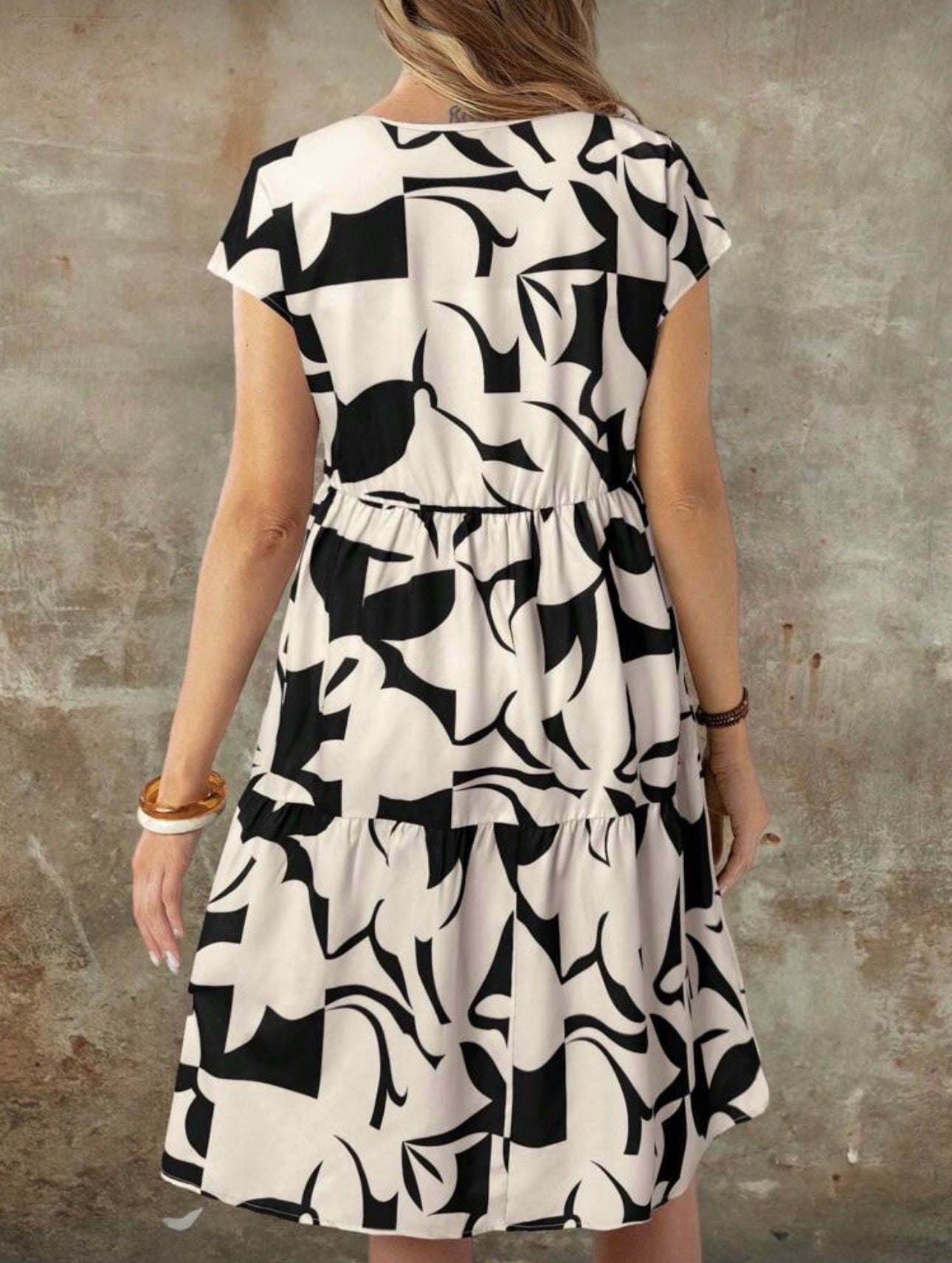 Vestido de Dama Classic Contrast