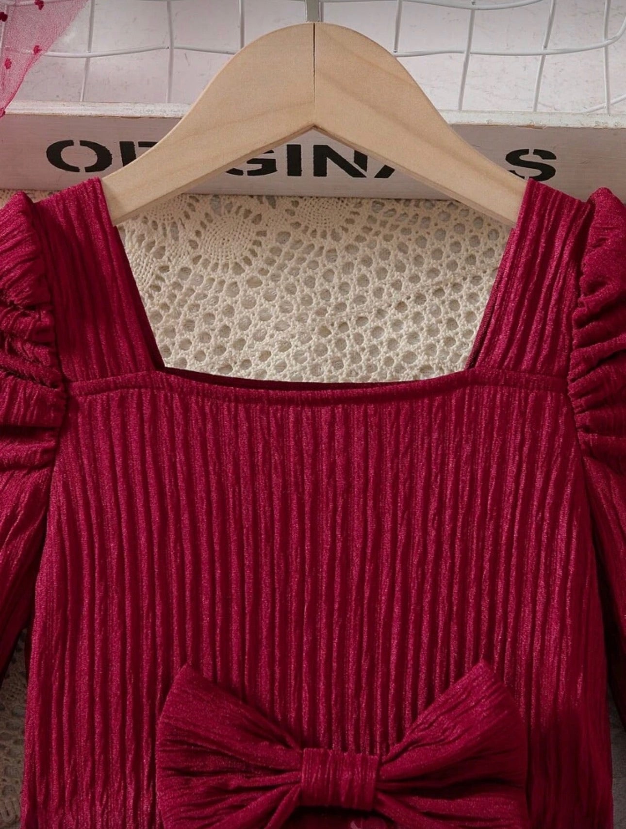 Vestido Infantil Scarlet Sparkle