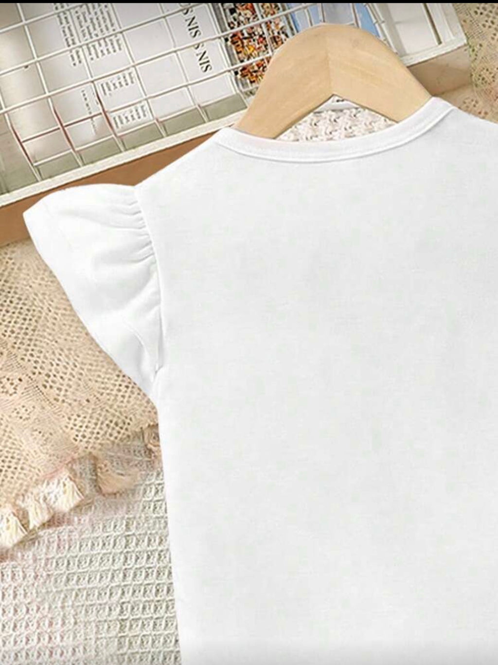 Conjunto infantil con pantalón plisado