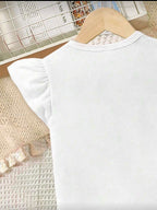 Conjunto infantil con pantalón plisado