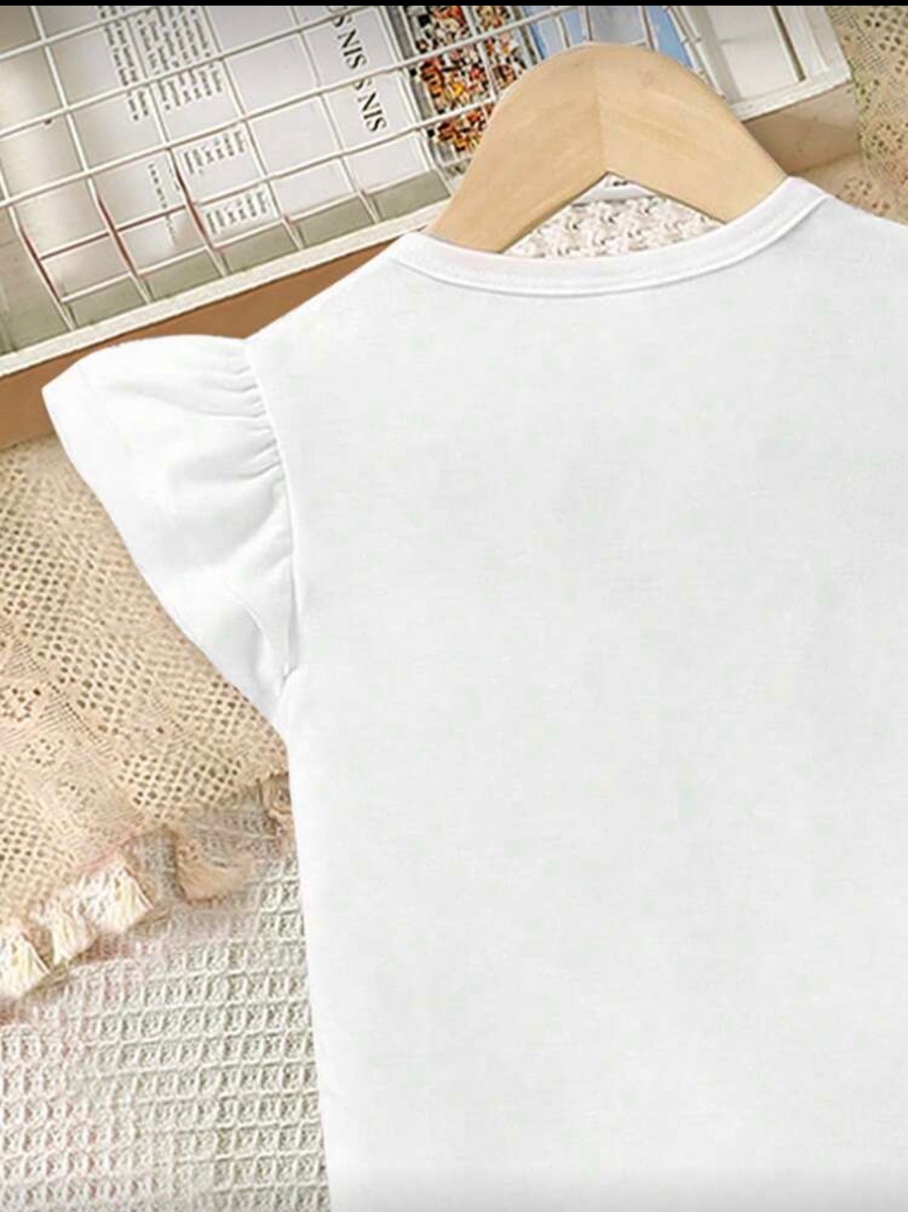 Conjunto infantil con pantalón plisado