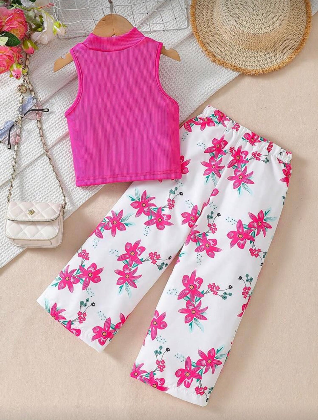 Conjunto Infantil Floral Candy
