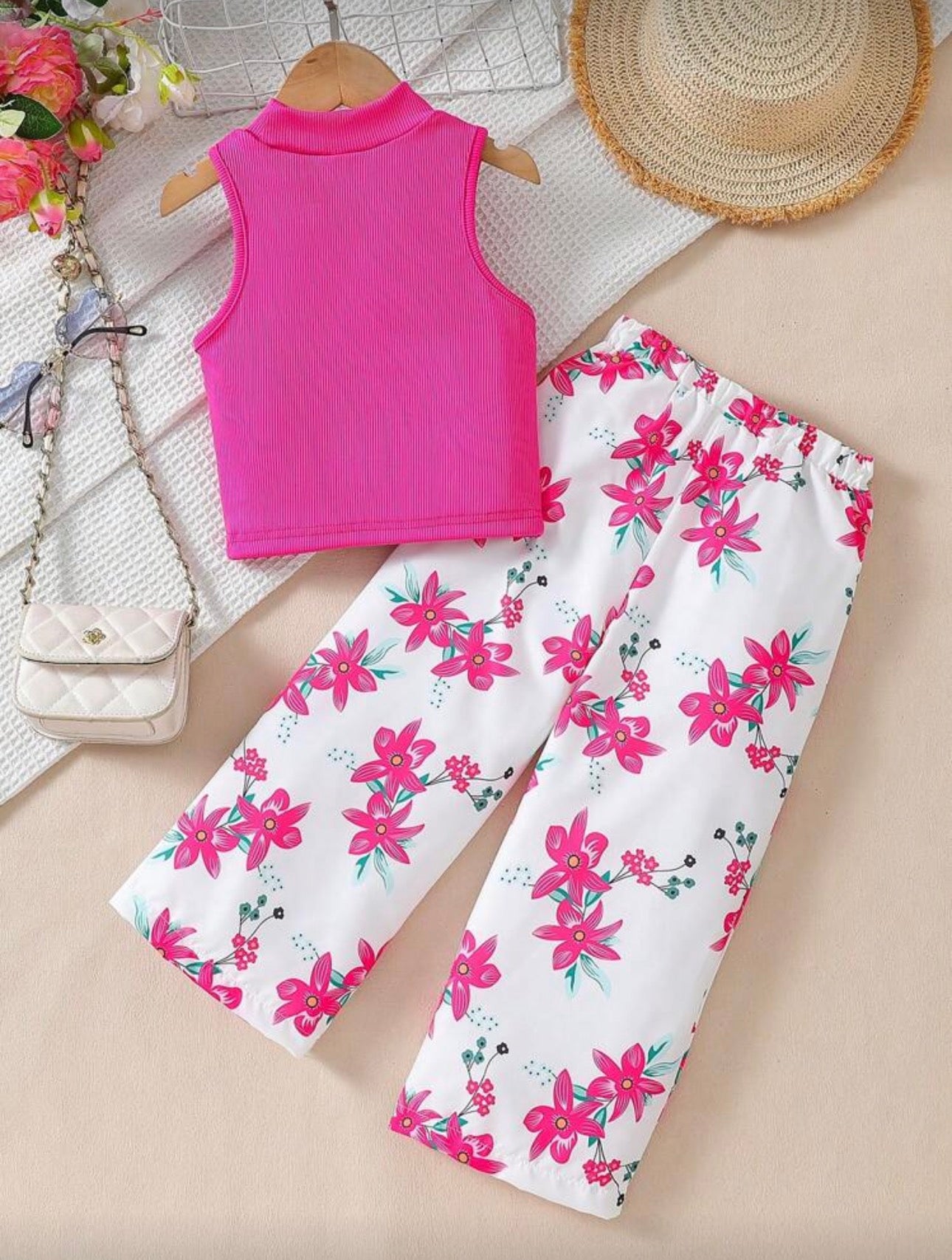 Conjunto Infantil Floral Candy