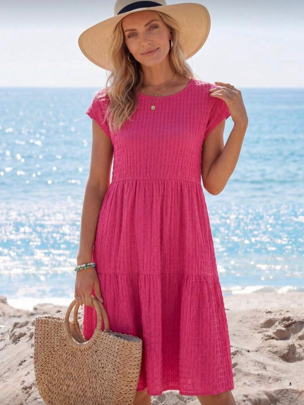Vestido de Dama Pink Escape