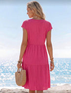 Vestido de Dama Pink Escape
