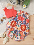 Conjunto Infantil Floral Sunset