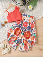 Conjunto Infantil Floral Sunset