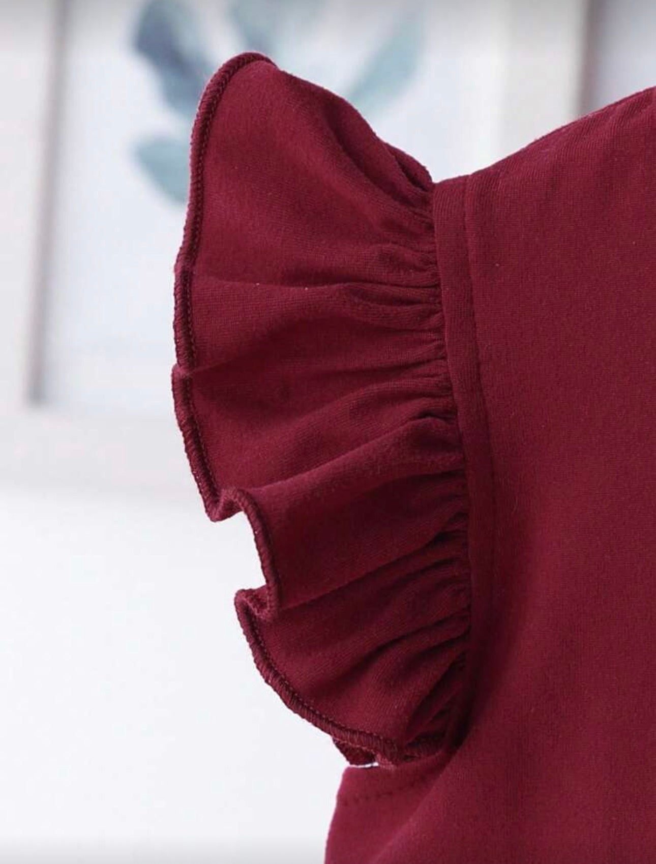 Conjunto Infantil Burgundy Elegance