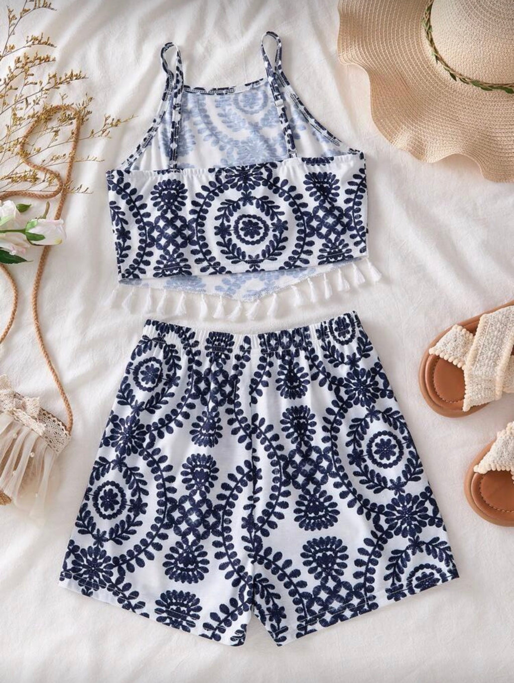 Conjunto Infantil Blue Boho