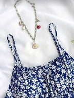 Vestido Infantil Blue Blossom