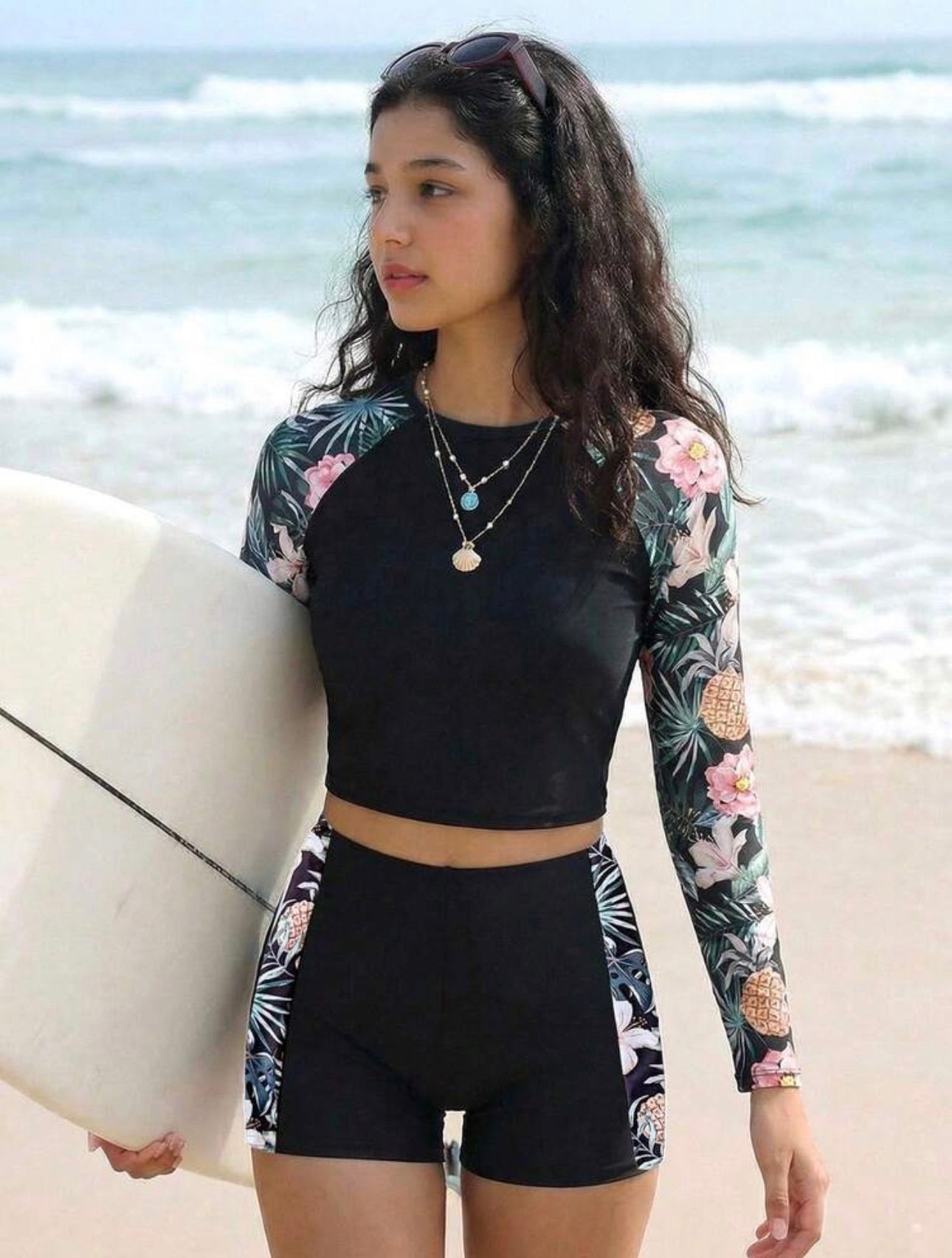 Traje de Baño Tropical Black