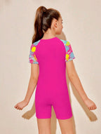 Traje de Baño de Niña Summer Pink Surf
