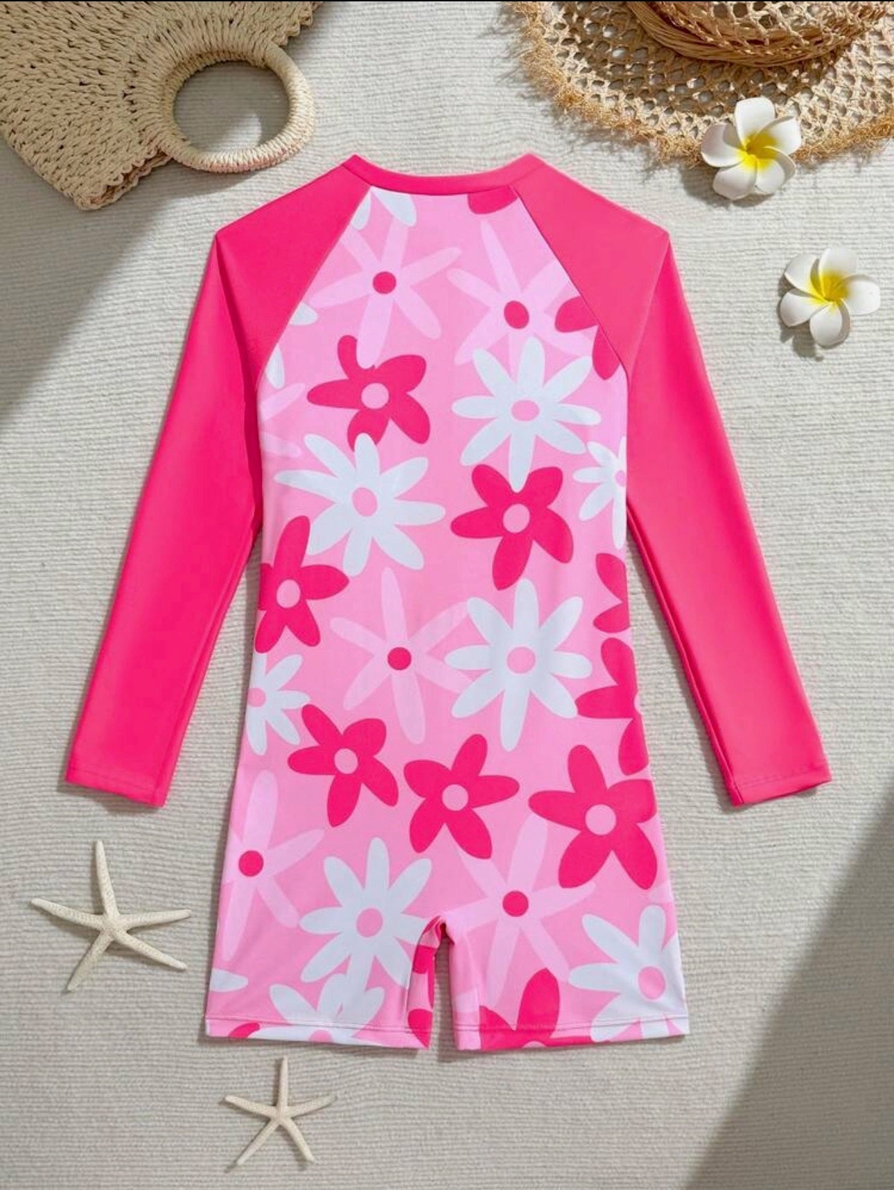 Traje de Baño de Niña Pink Daisy