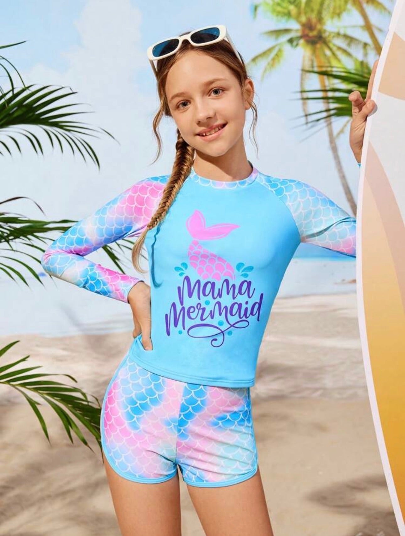 Traje de Baño de Niña Mermaid Dreams