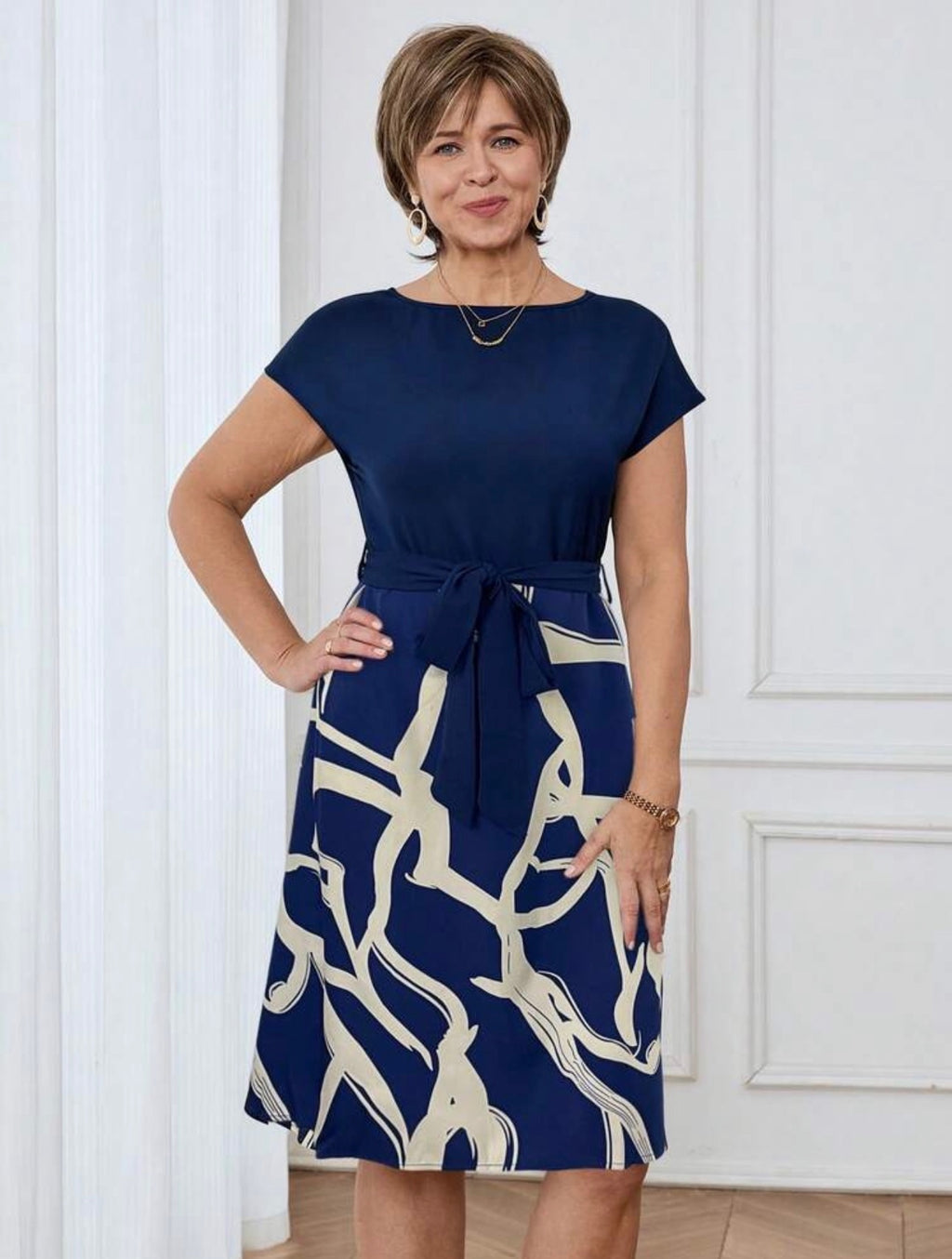 Vestido de Dama Blue Essence
