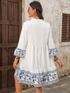 Vestido de Dama White Blossom