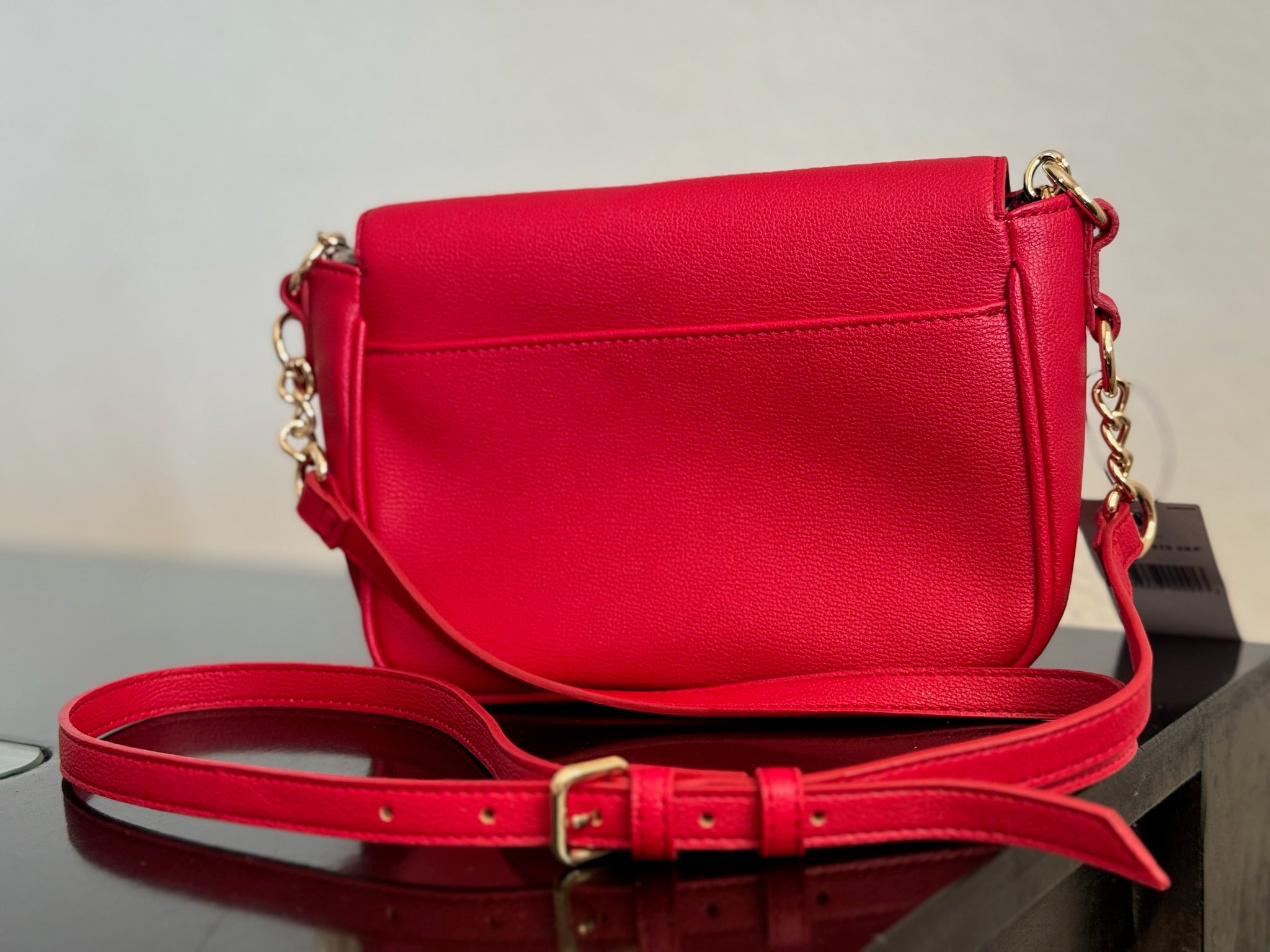 Bolsa Tommy Hilfiger Classic Flap Crossbody Red