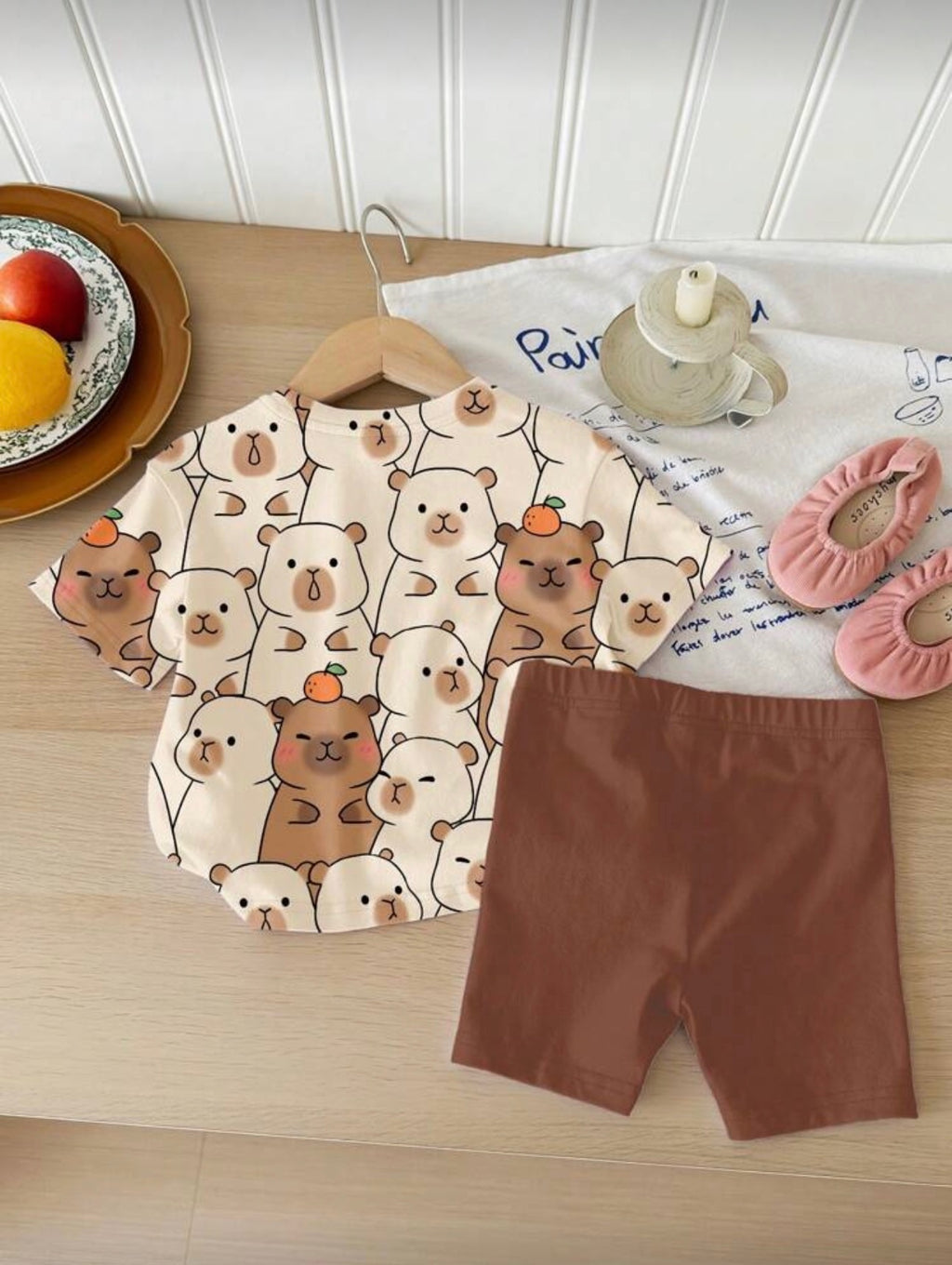 Conjunto Infantil Capibara Sweet Day