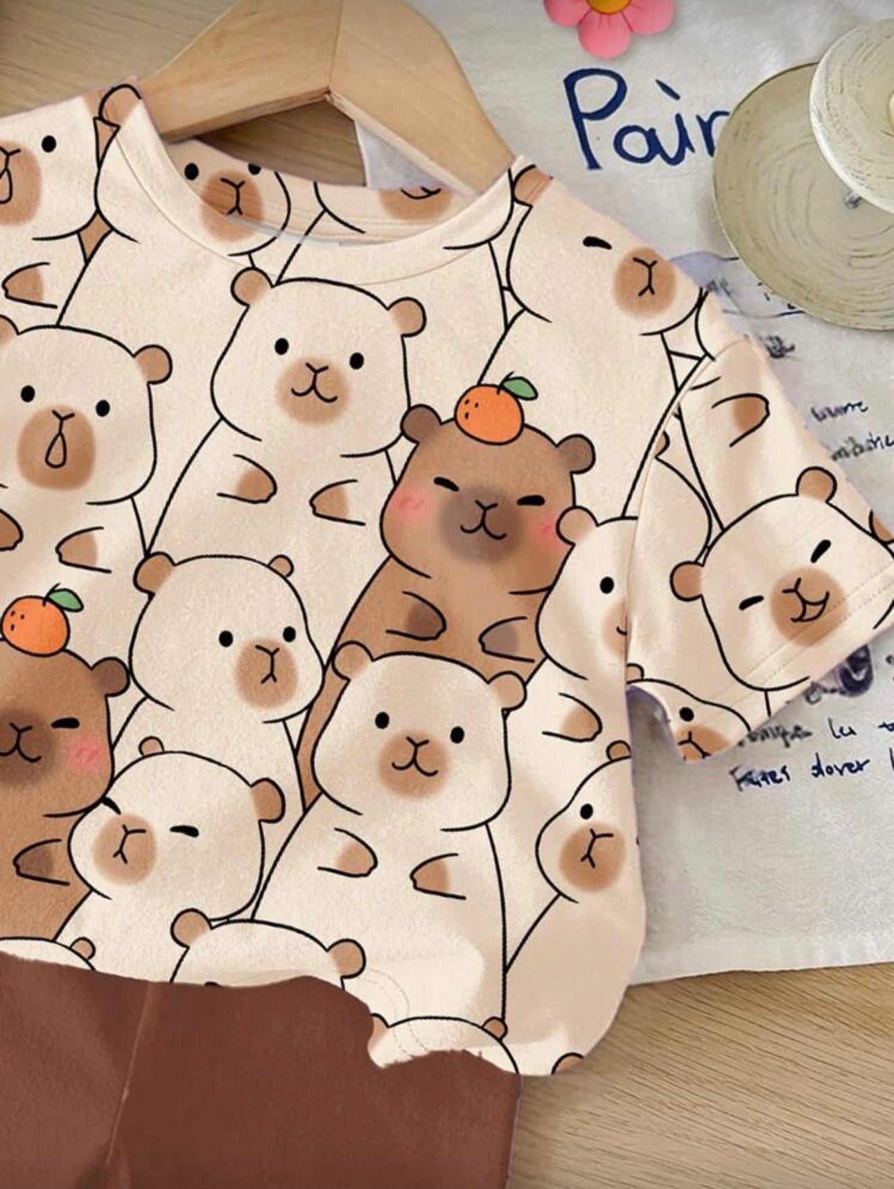 Conjunto Infantil Capibara Sweet Day