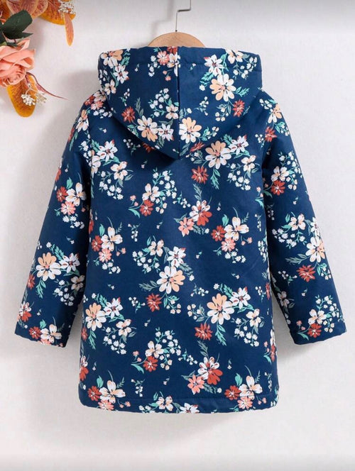 Abrigo Infantil Floral Winter Bloom