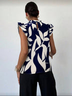 Blusa Femenina Blue Leaf