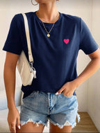 Blusa Femenina Navy Heart