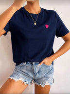 Blusa Femenina Navy Heart