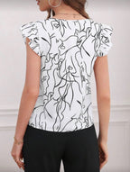 Blusa Femenina Line Art