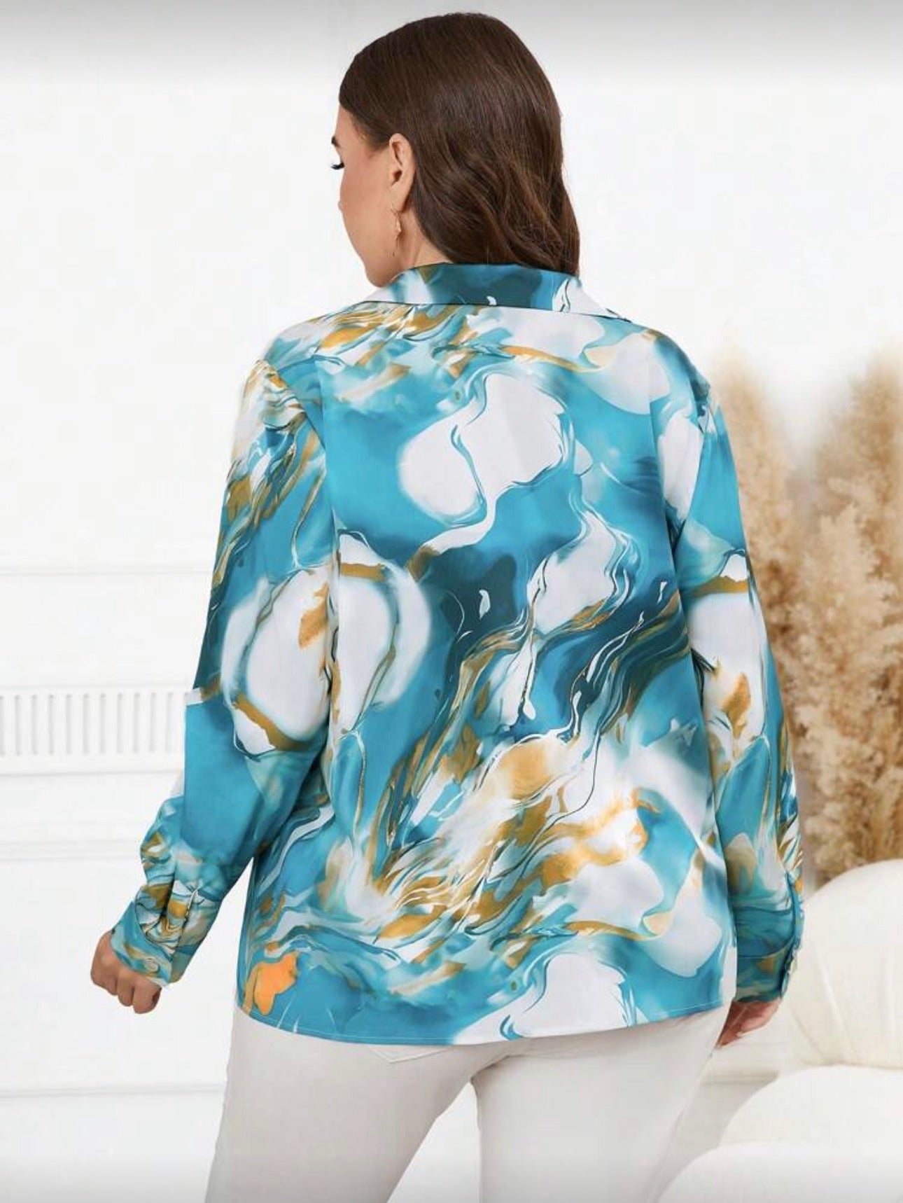 Blusa Femenina Aqua Flow