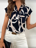 Blusa Femenina Navy Bow